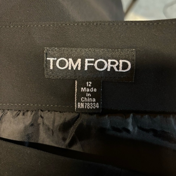 TOM FORD Black Pencil Skirt - Picture 5 of 6